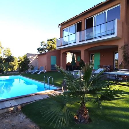 Superbe Bas De Villa 80 M2 Piscine Privee Reservee Aux Vacanciers Avec Vue Magnifique 6 Couchages La Londe-les-Maures Exterior photo